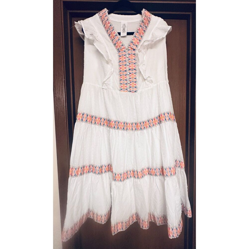 Disney Parks Encanto Themed Cottagecore Cotton Swiss Dots Adult Tunic Drees 2XL - Picture 2 of 6